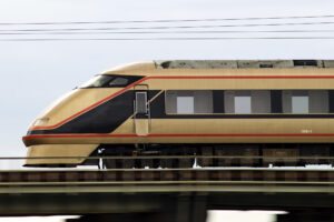 オールドレンズ de 電車の写真